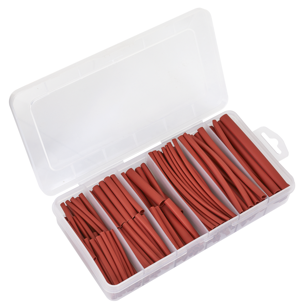 Heat Shrink Tubing Assortment 50 & 100mm 180pc - Red HST501R