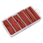 Heat Shrink Tubing Assortment 50 & 100mm 180pc - Red HST501R