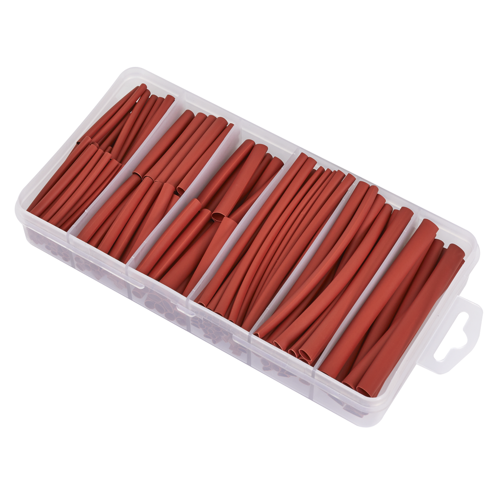 Heat Shrink Tubing Assortment 50 & 100mm 180pc - Red HST501R