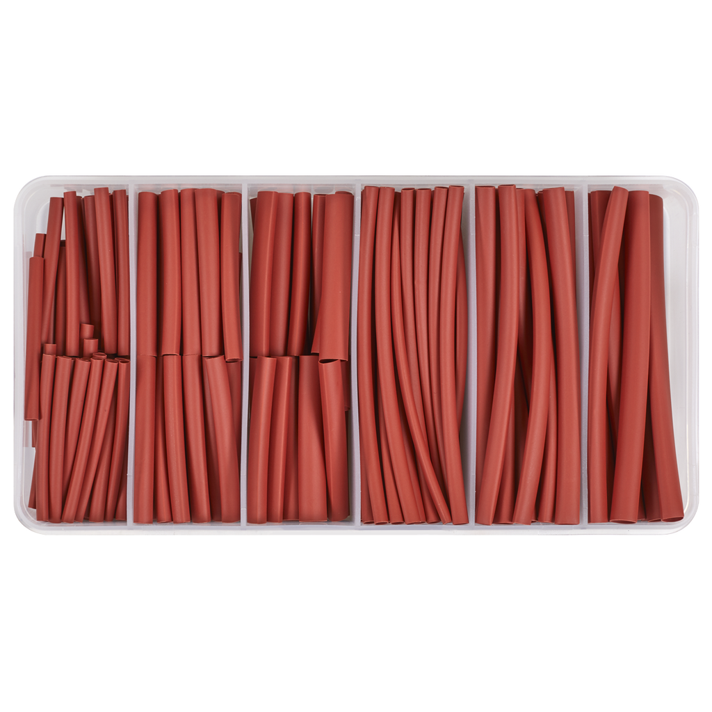 Heat Shrink Tubing Assortment 50 & 100mm 180pc - Red HST501R