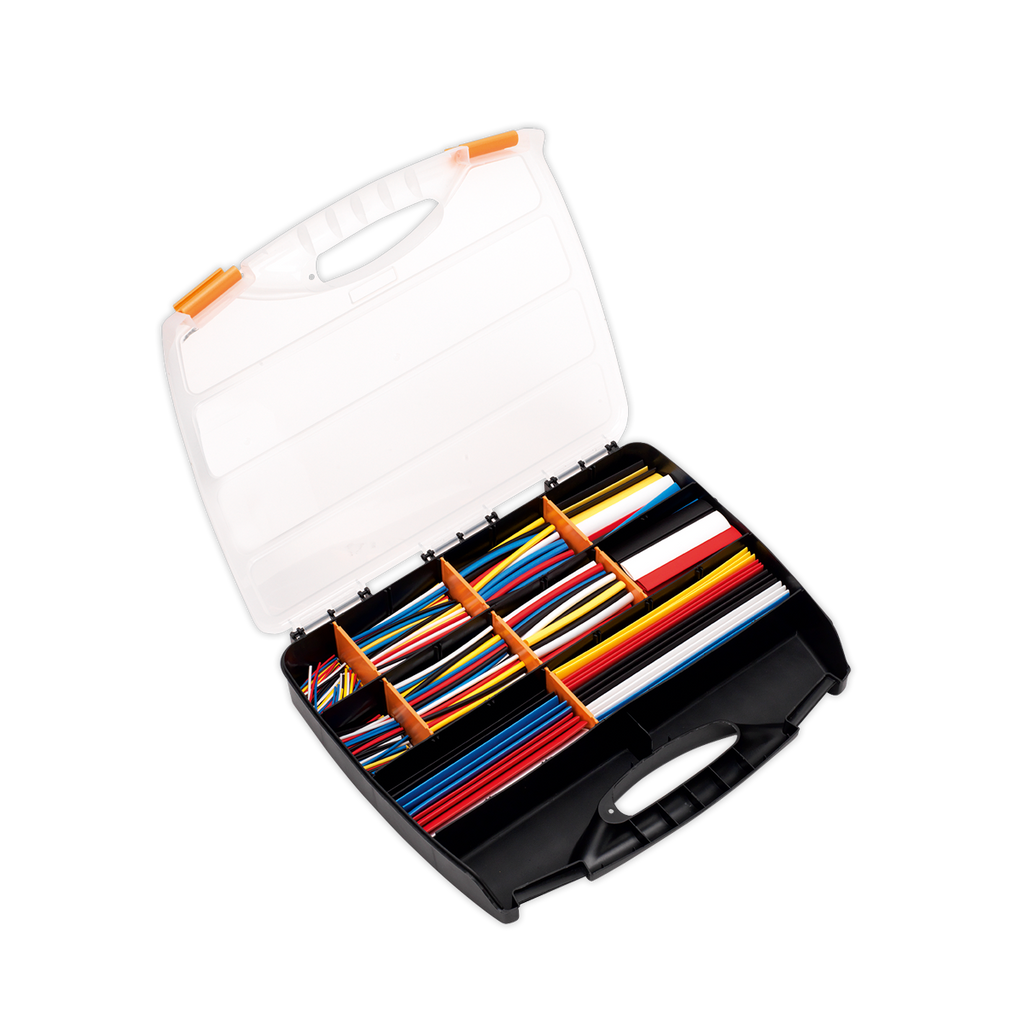 Heat Shrink Tubing Assortment 50, 100, 150 & 200mm 590pc - Mixed Colours HST590MC
