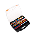 Heat Shrink Tubing Assortment 50, 100, 150 & 200mm 590pc - Mixed Colours HST590MC