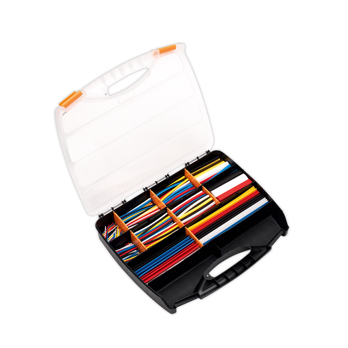 Heat Shrink Tubing Assortment 50, 100, 150 & 200mm 590pc - Mixed Colours HST590MC