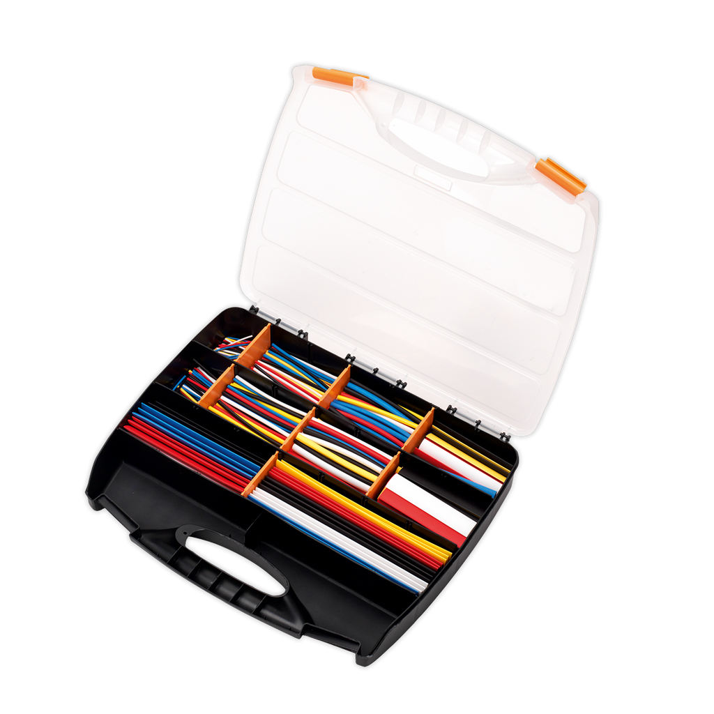Heat Shrink Tubing Assortment 50, 100, 150 & 200mm 590pc - Mixed Colours HST590MC