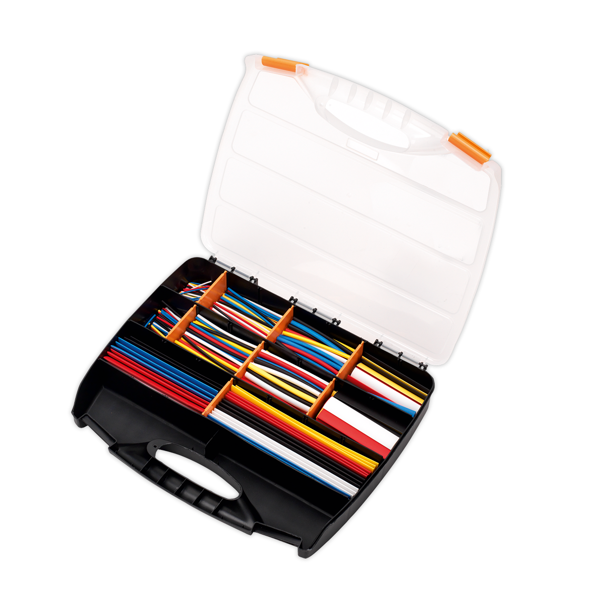 Heat Shrink Tubing Assortment 50, 100, 150 & 200mm 590pc - Mixed Colours HST590MC