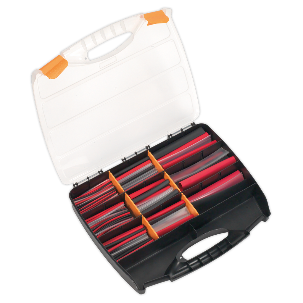 Adhesive Lined Heat Shrink Tubing Assortment 100 & 150mm 261pc - Mixed Colours HSTAL261MC