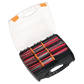 Adhesive Lined Heat Shrink Tubing Assortment 100 & 150mm 261pc - Mixed Colours HSTAL261MC