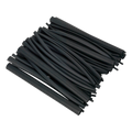 Adhesive Lined Heat Shrink Tubing Assortment 200mm 72pc - Black HSTAL72B