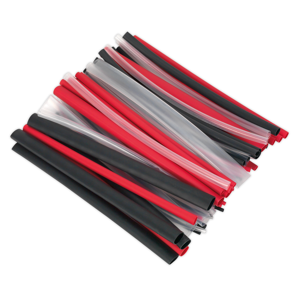 Adhesive Lined Heat Shrink Tubing Assortment 200mm 72pc - Mixed Colours HSTAL72MC