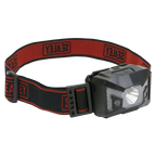 Head Torch with Auto-Sensor 3W SMD & 2 Red LED HT03LED