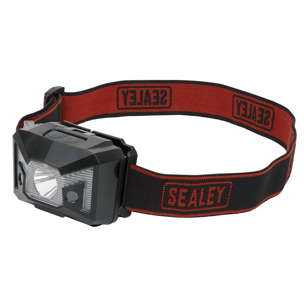 Head Torch with Auto-Sensor 3W SMD & 2 Red LED HT03LED
