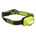 Rechargeable Head Torch with Auto-Sensor 8W COB LED - Green HT08RG