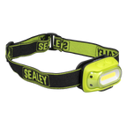 Rechargeable Head Torch with Auto-Sensor 8W COB LED - Green HT08RG