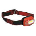 Rechargeable Head Torch with Auto-Sensor 8W COB LED - Red HT08RR