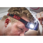 Rechargeable Head Torch with Auto-Sensor 8W COB LED HT08R