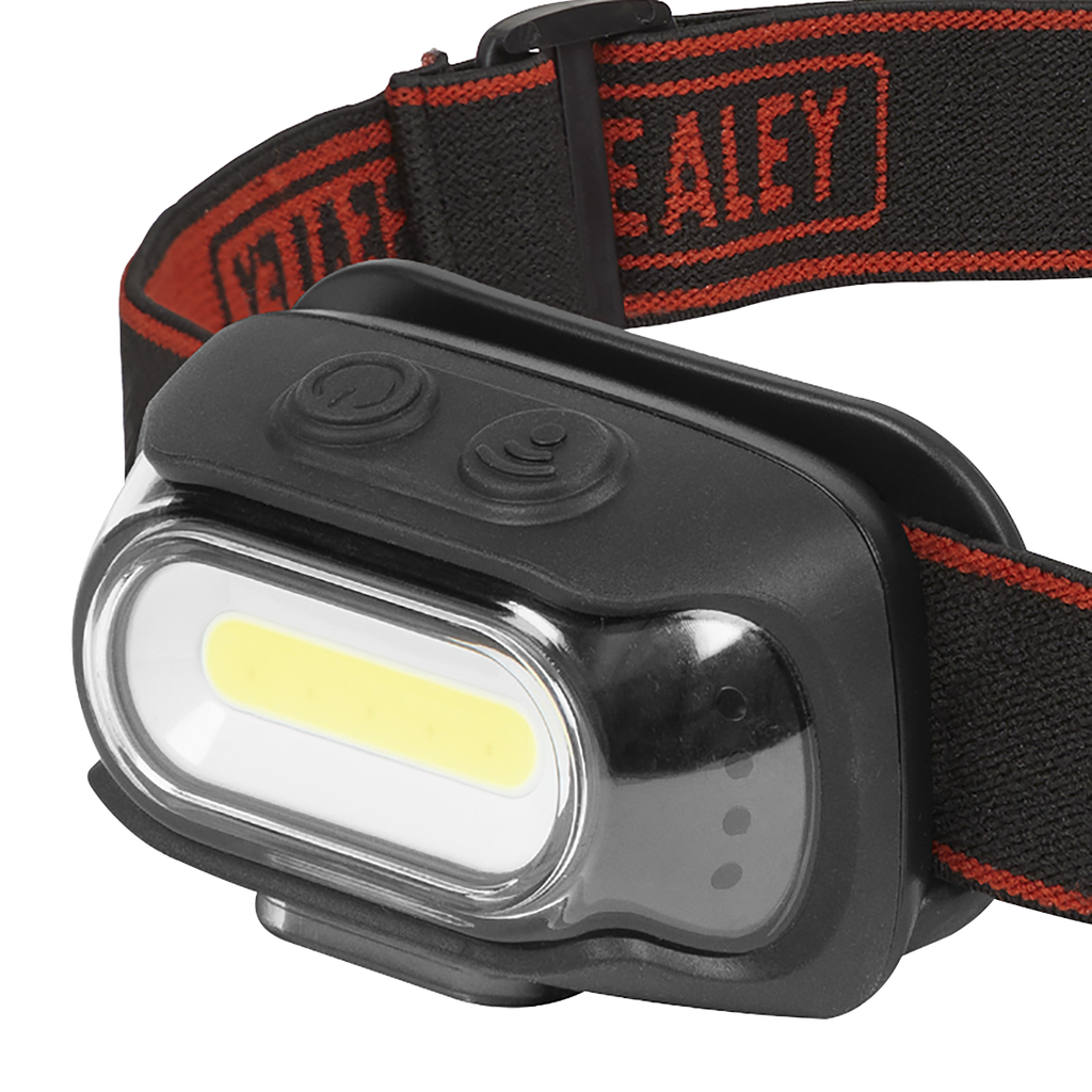Rechargeable Head Torch with Auto-Sensor 8W COB LED HT08R