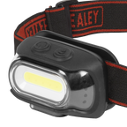 Rechargeable Head Torch with Auto-Sensor 8W COB LED HT08R