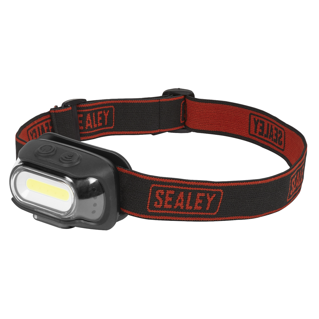 Rechargeable Head Torch with Auto-Sensor 8W COB LED HT08R