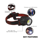 Head Torch 3W COB LED HT101