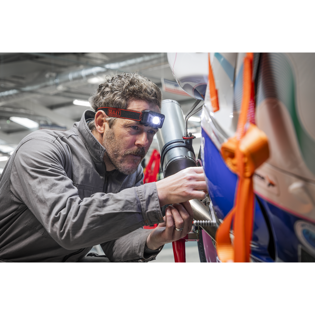 Rechargeable Head Torch with Auto-Sensor 3W SMD LED HT102R