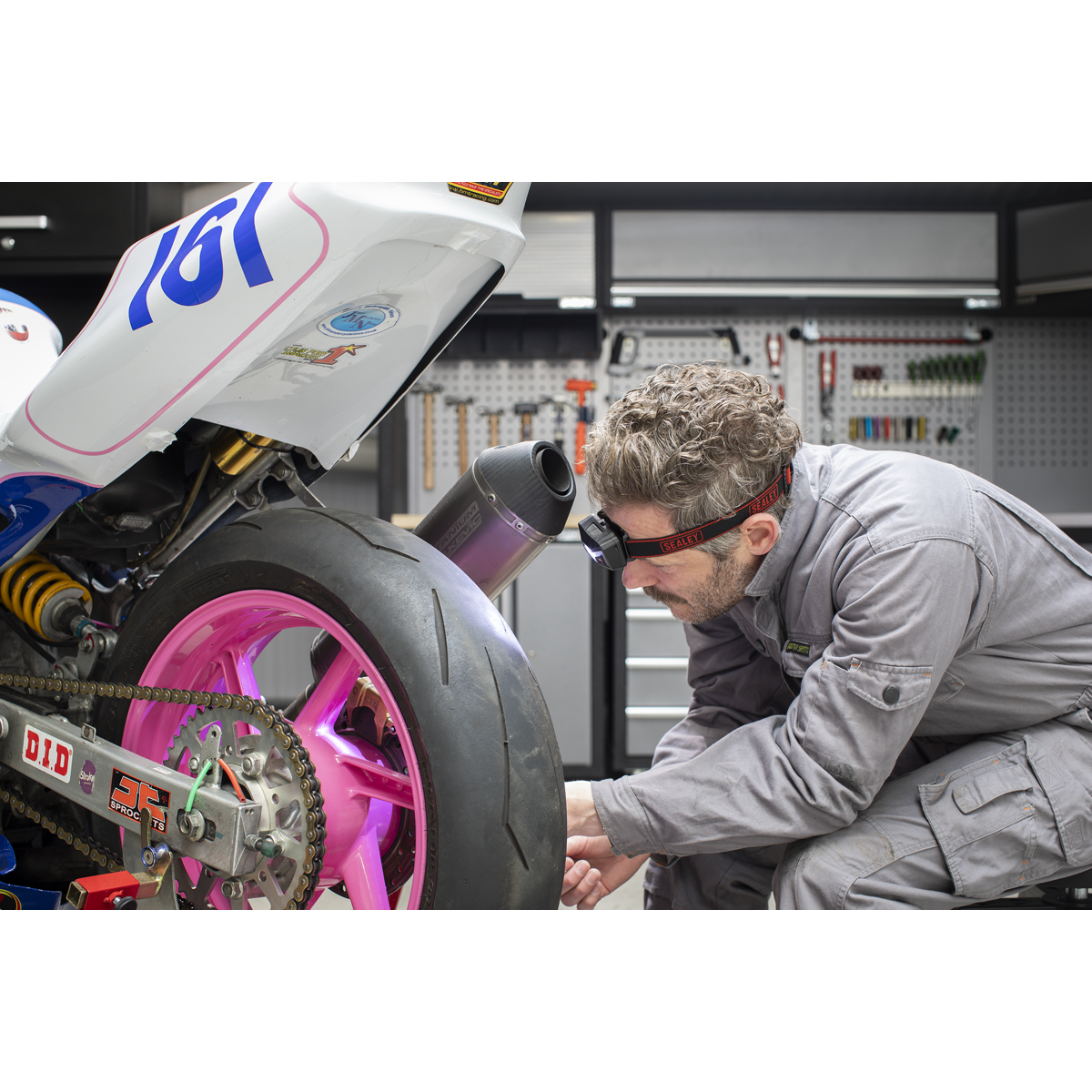 Rechargeable Head Torch with Auto-Sensor 3W SMD LED HT102R