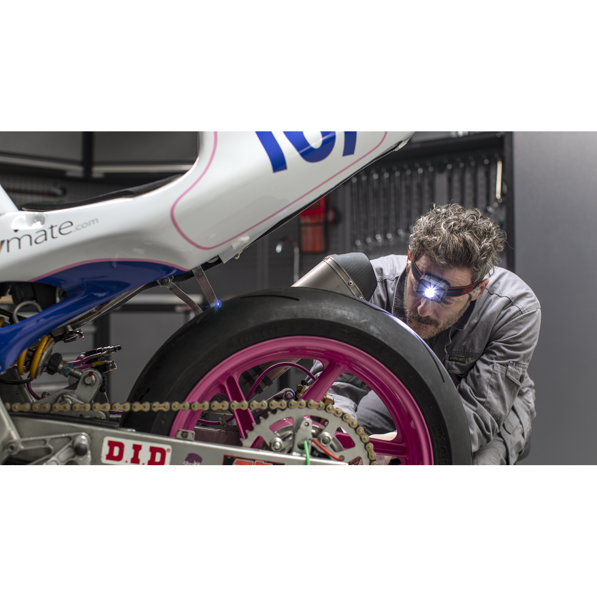 Rechargeable Head Torch with Auto-Sensor 3W SMD LED HT102R