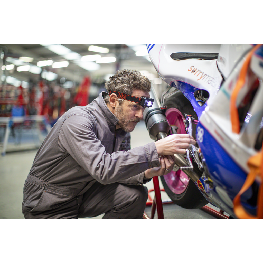 Rechargeable Head Torch with Auto-Sensor 3W SMD LED HT102R