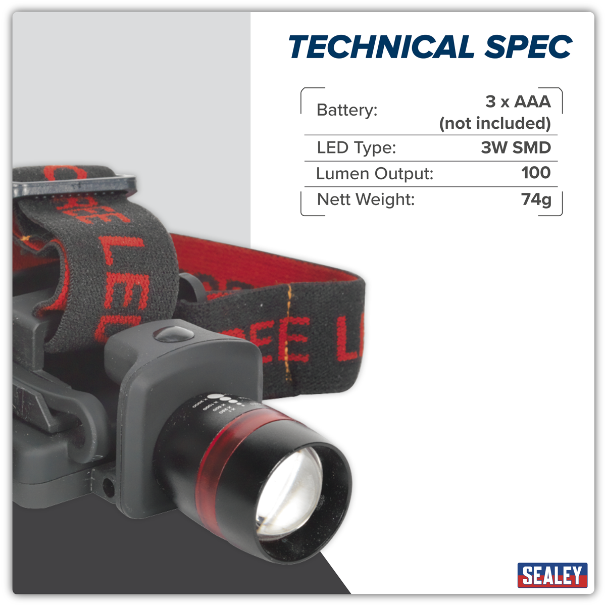 Head & Hat Torch 3W SMD LED HT103LED