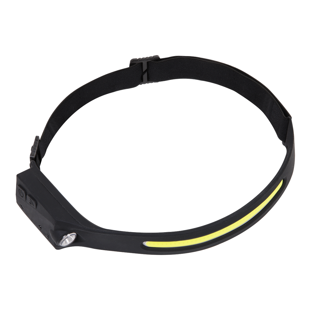 Rechargeable Head Torch with Auto-Sensor 5W COB & 3W LED - Display Box of 12 HT104RDB