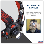 Head & Hat Torch with Auto-Sensor 3W SMD LED HT106LED