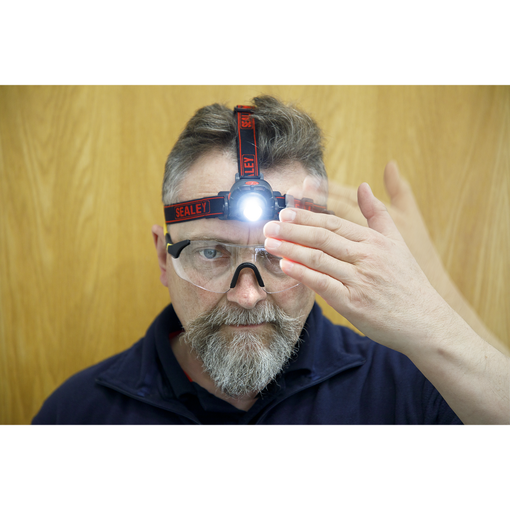 Head & Hat Torch with Auto-Sensor 3W SMD LED HT106LED