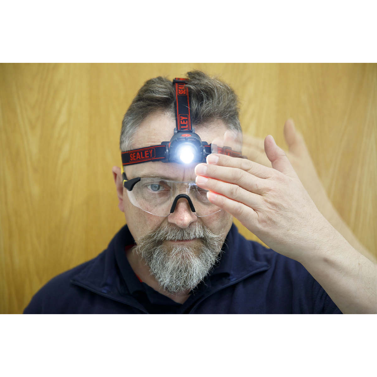 Head & Hat Torch with Auto-Sensor 3W SMD LED HT106LED