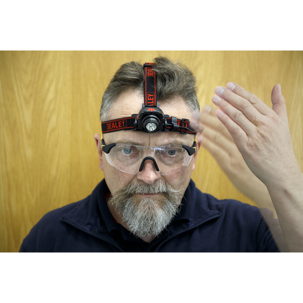 Head & Hat Torch with Auto-Sensor 3W SMD LED HT106LED