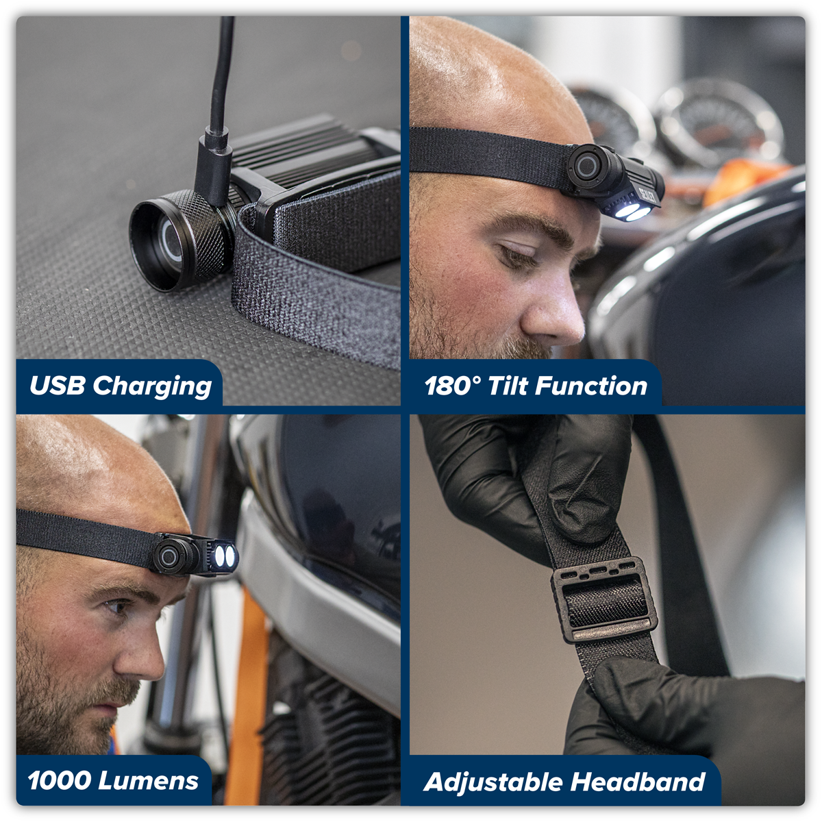 Rechargeable Head Torch 10W SMD LED HT110R