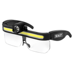 Rechargeable LED Head Torch with Removable PC Lens 9W COB & 5W LED HT112R