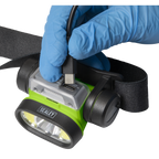 Rechargeable Head Torch with Auto-Sensor 5W & 3W COB LED HT400LED