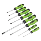 Screwdriver Set 8pc - Hi-Vis Green HV001