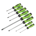 Hammer-Thru Screwdriver Set 8pc - Hi-Vis Green HV002