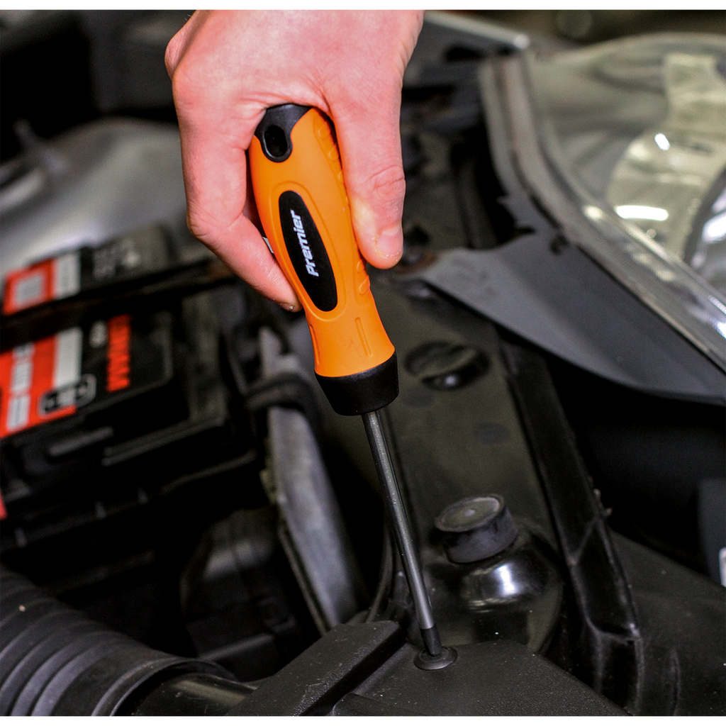 Screwdriver Set 8pc - Hi-Vis Orange HV003