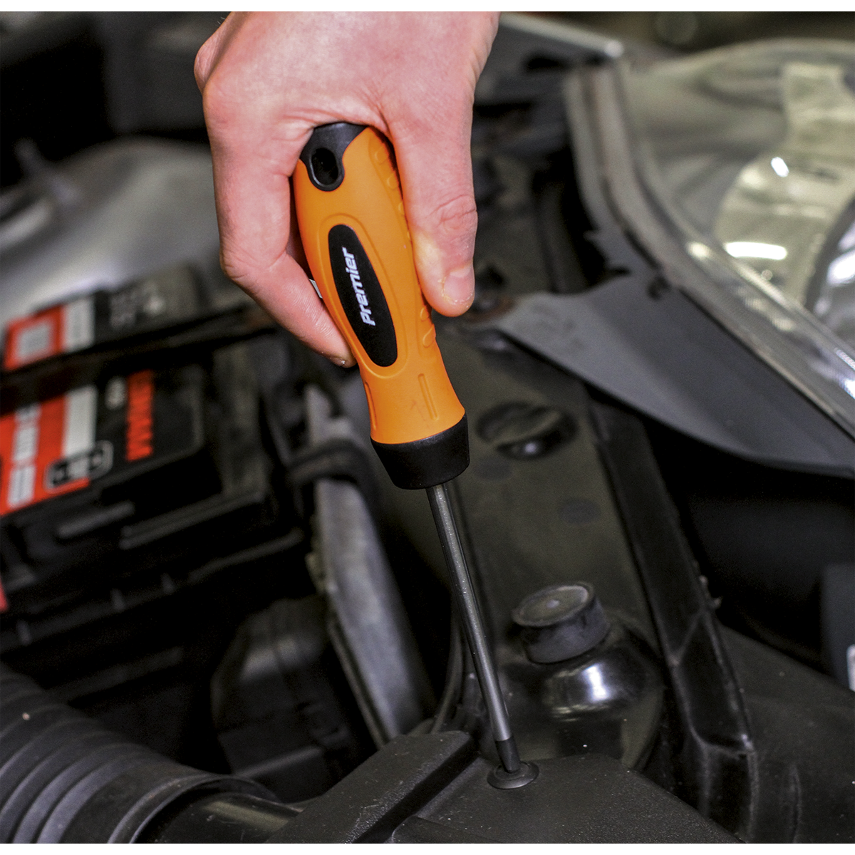 Screwdriver Set 8pc - Hi-Vis Orange HV003