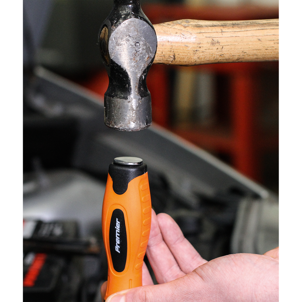 Hammer-Thru Screwdriver Set 8pc - Hi-Vis Orange HV004