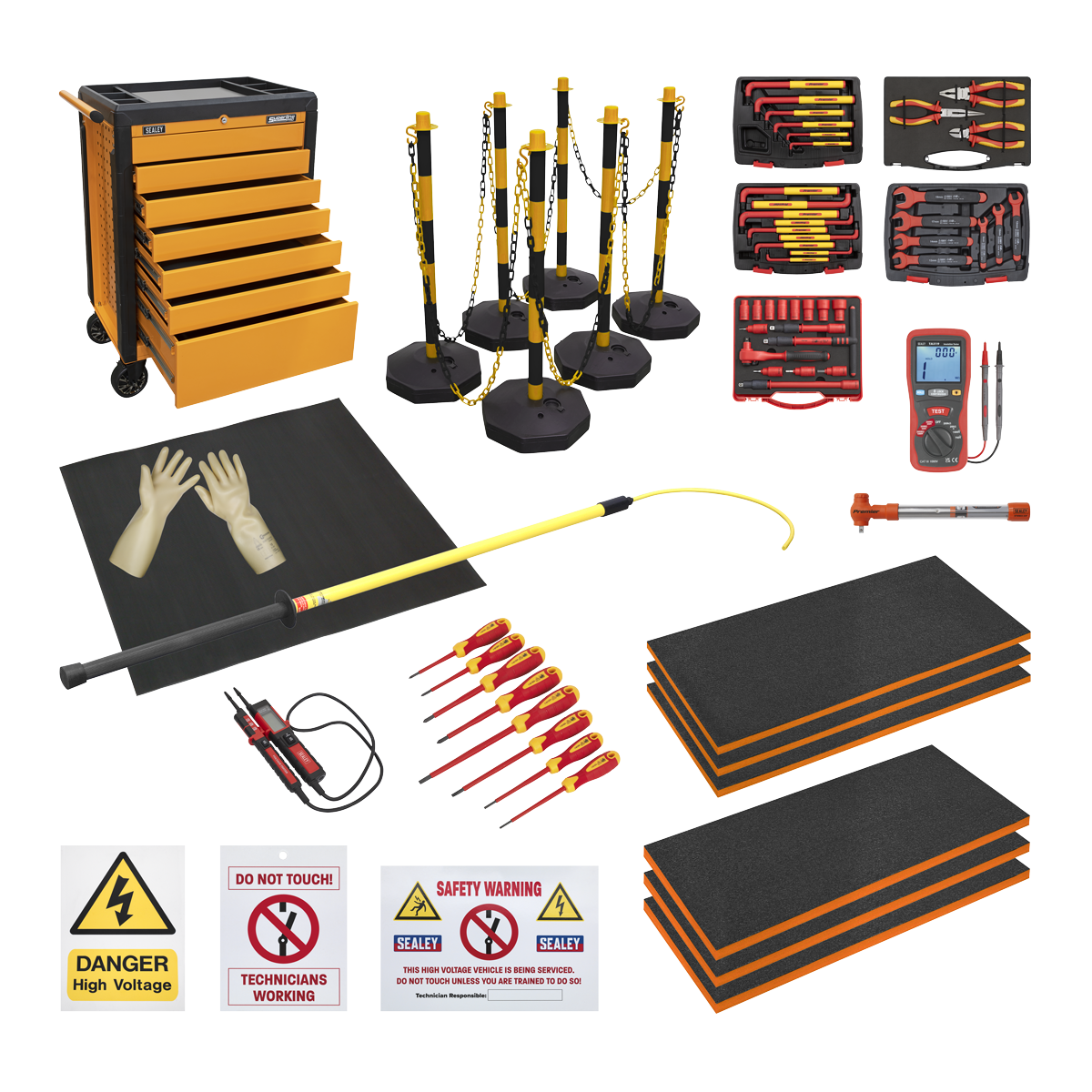 EV/Hybrid Master Tool Kit 19pc HVCOM1