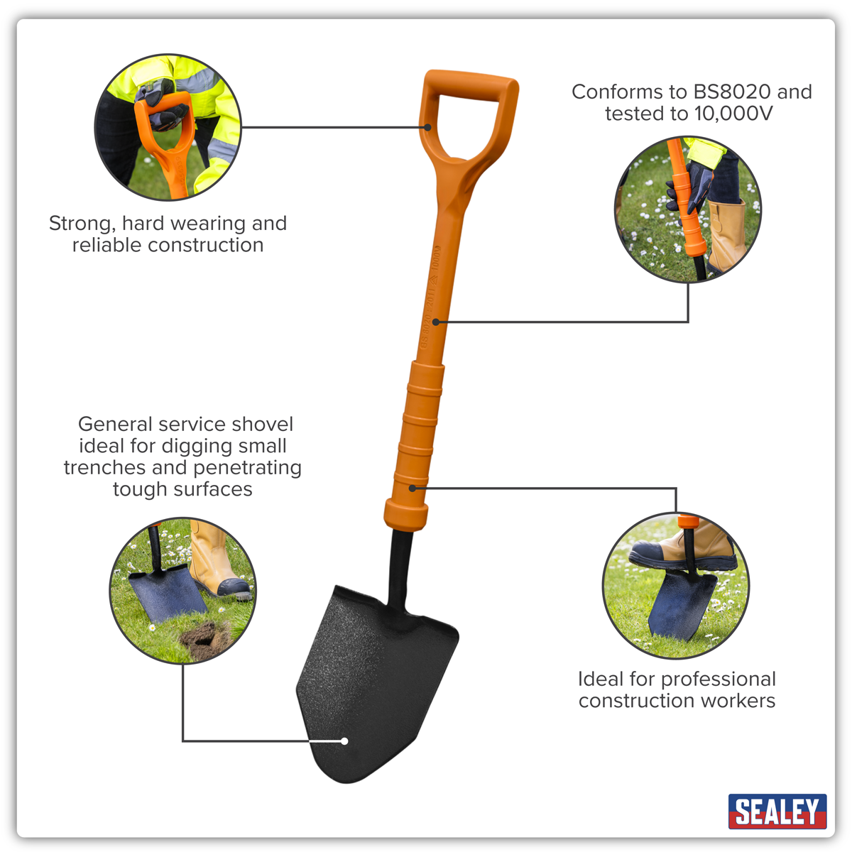 Insulated General Service Shovel HVCT07
