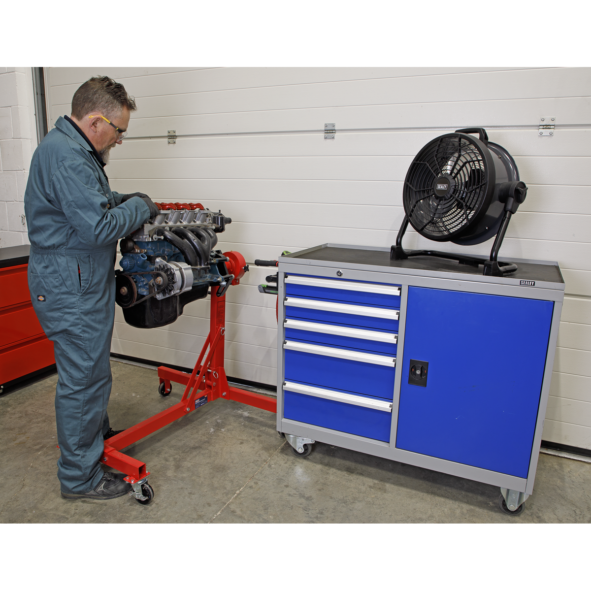 SV20 Series 16" High Velocity Drum Fan 20V/230V HVD16C