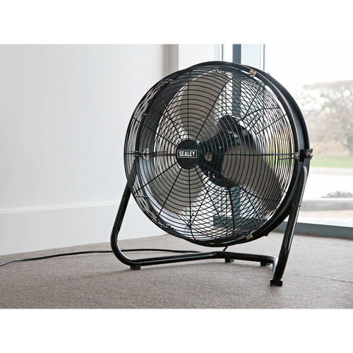 18" Industrial High Velocity Floor Fan with Internal Oscillation 230V HVF18IS