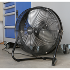 18" Industrial High Velocity Floor Fan with Internal Oscillation 230V HVF18IS