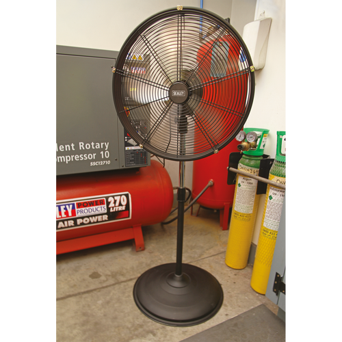 20" Industrial High Velocity Oscillating Pedestal Fan 230V HVF20PO
