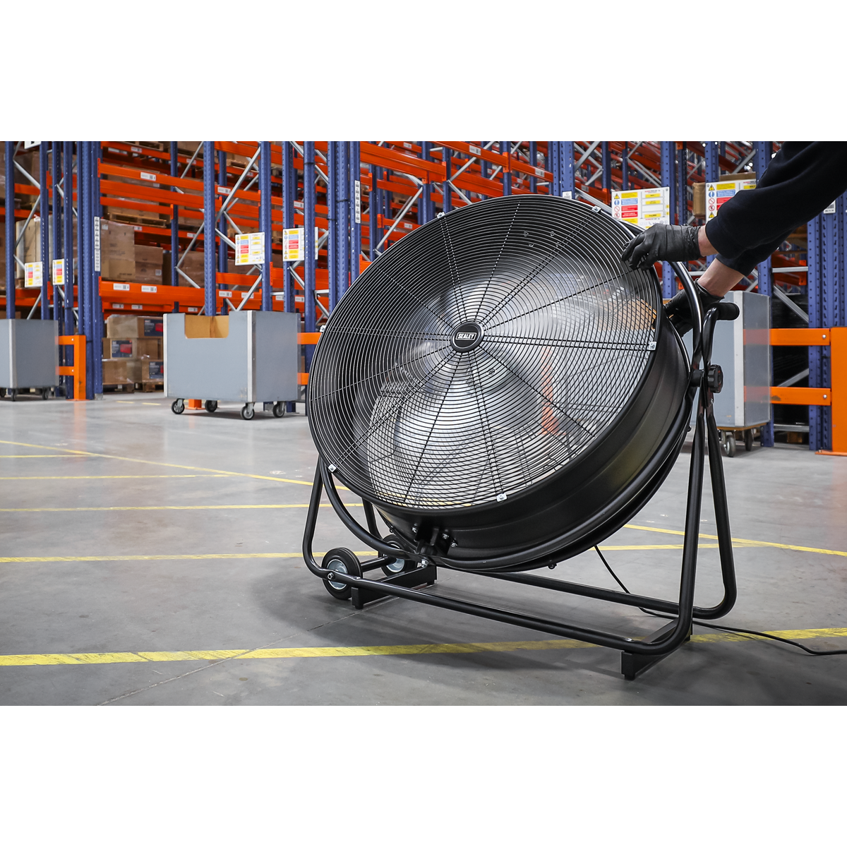30" Industrial High Velocity Orbital Drum Fan 230V HVF30S