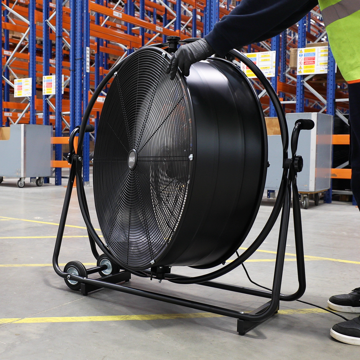 Industrial High Velocity Orbital Drum Fan 24" 230V HVF24S