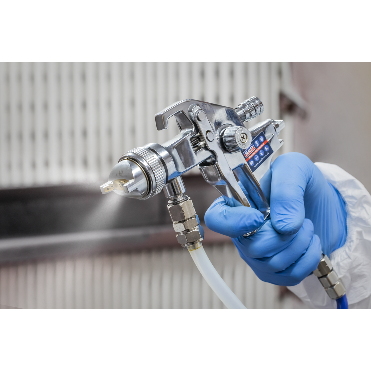 HVLP Pressure Pot System with Spray Gun & Hoses 1.7mm Set-Up HVLP-79/P